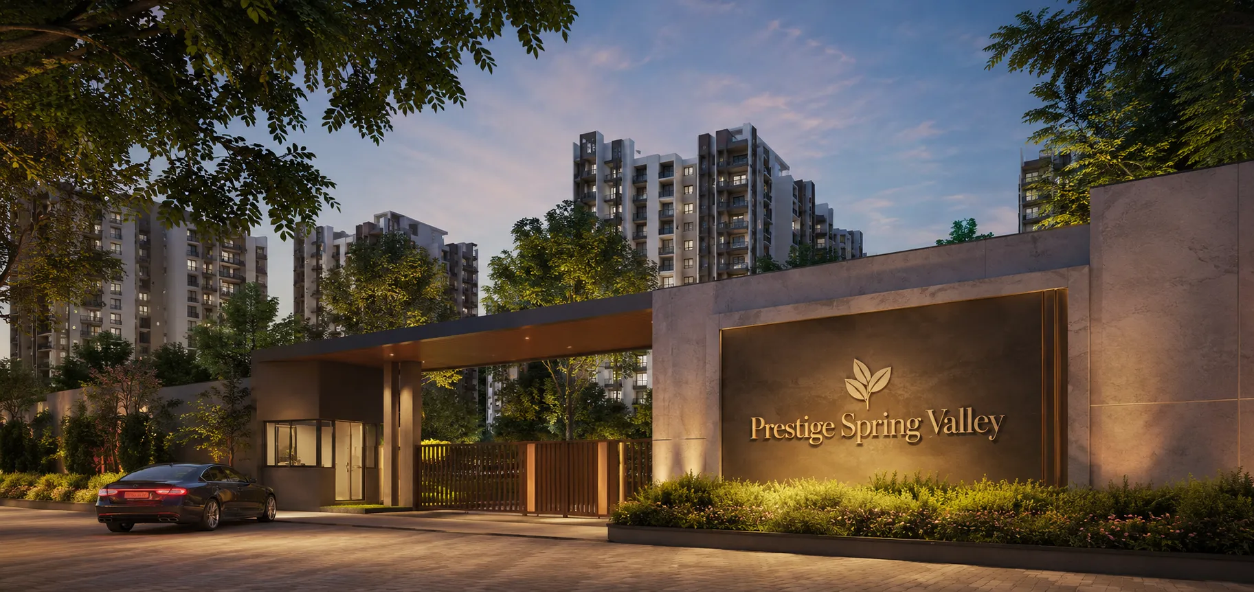 Prestige Spring Valley Entrence View