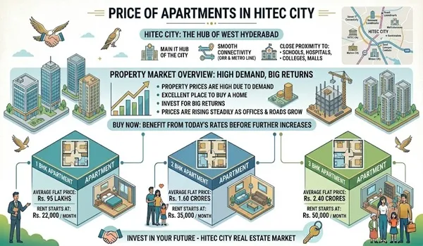 Price of Apartments in Hitec City
